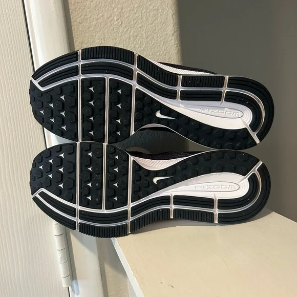 Nike Air Zoom Pegasus 33 Running Shoes Sz 7Y/8.5 Women’s Black/Grey834316-001 - Picture 8 of 9